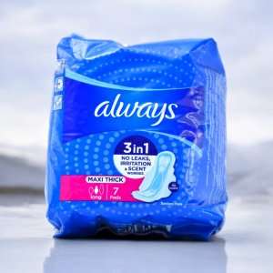 Always T3 Sanitary Pads 3 in 1, Maxi Thick