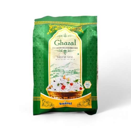 Ghazal Deluxe sella Basmati rice 20x1 kg