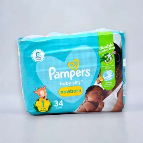 PAMPERS High Count S1 (2-5Kg)-(2x34s)