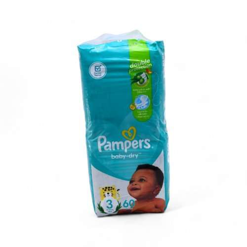 PAMPERS Jumbo S3 (4-9Kg)-(3x60s)
