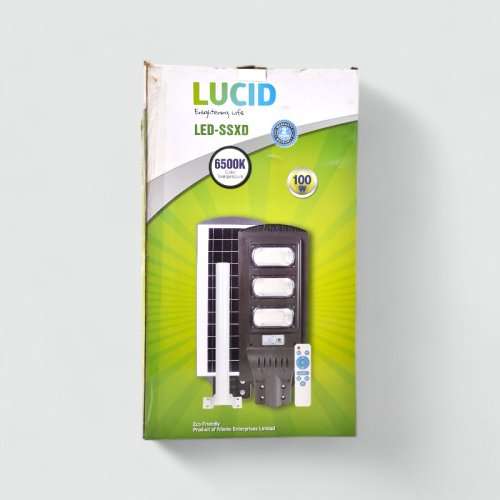 LUCID SOLAR STREET LIGHT 100W