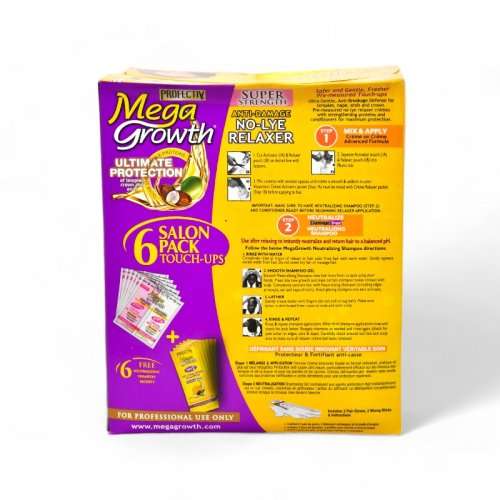 Mega Growth 6 Touch Up Relaxer Super 4X1
