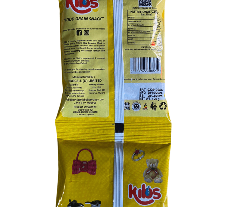 Kibs Corn Sticks 30x24 Gms - Pizza