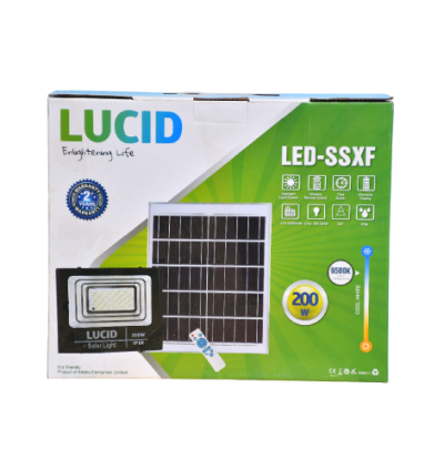 Lucid Solar Flood Light 200W