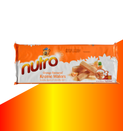 NUTRO Orange Kreme Flavoured Wafers