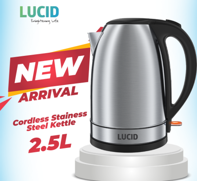 STAINLESS STEEL KETTLE- 2.5 LITRE-CK5131