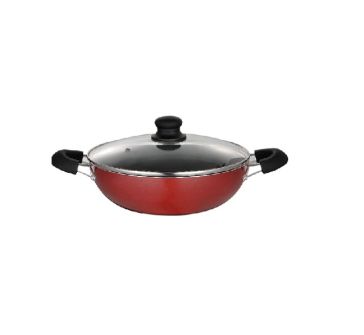 WOK WITH LID - NONSTICK-30 CM-HW232
