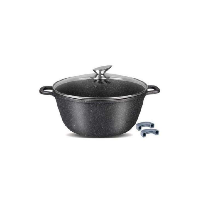 HOMEWAY MBLE CASROLE DIE CAST ALMNUM 36CM-HW3469