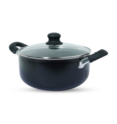 HOMEWAY NONSTICK CASSEROLE 30 CM- INDUCTION BOTTOM - HW253