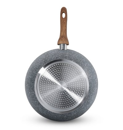 HOMEWAY 28CM MARBLE WOK - FORGED -HW3417 4