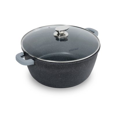 HOMEWAY MARBLE CASSEROLE DIE CAST ALUMINUM 36CM - HW3469