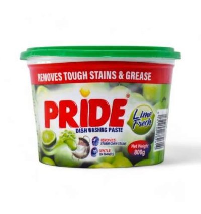 Pride Dish Washing Paste Lime Fresh 800g