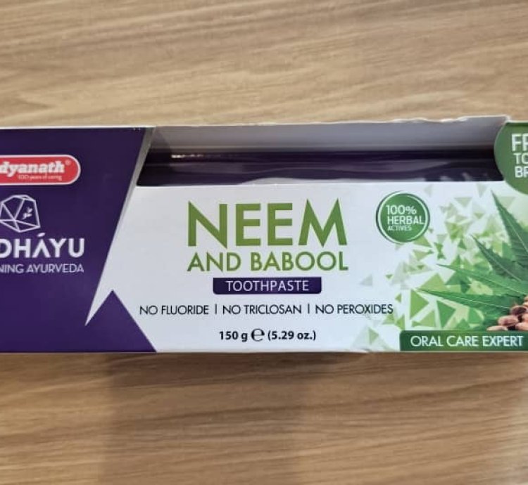 Siddhayu Neem and Babool Toothpaste +TB 48X150Gms