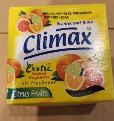 Climax Disinfectant Block Large 170g Yellow