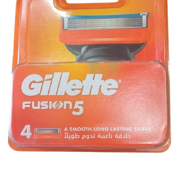 Gillette Fusion Catridge 4"s