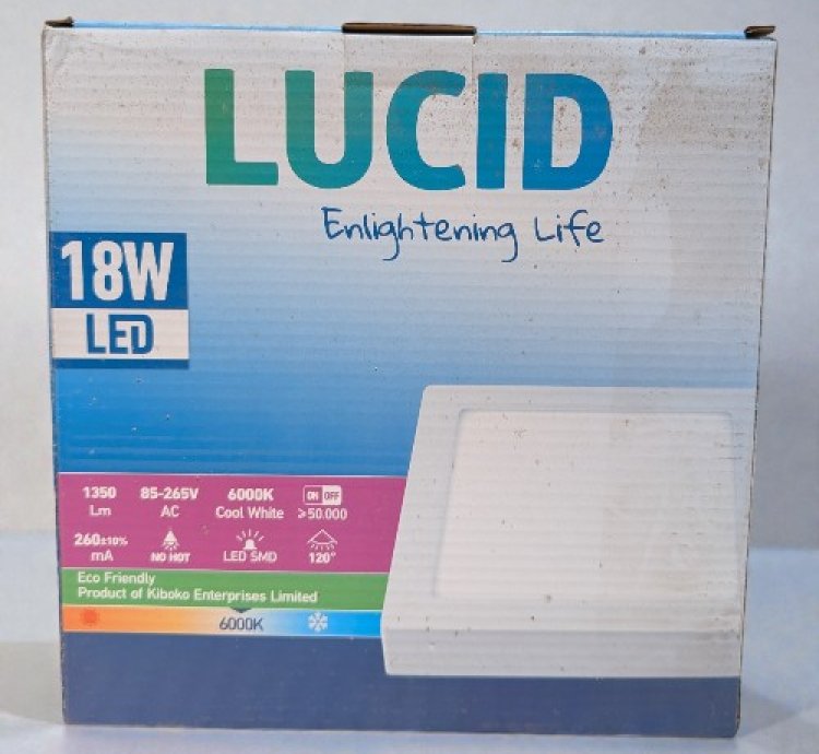 LUCID LED Surface Panel CDLSq 18w