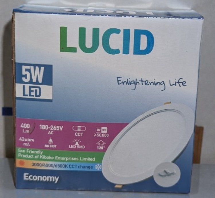 LUCID PANEL LIGHT 5W 3CCT ECONOMY