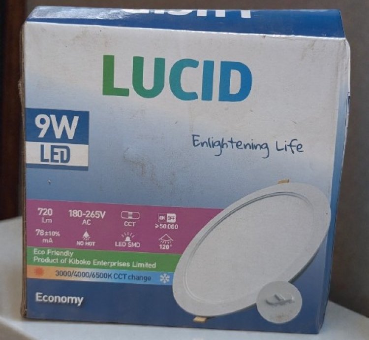 LUCID PANEL LIGHT 9W 3CCT ECONOMY