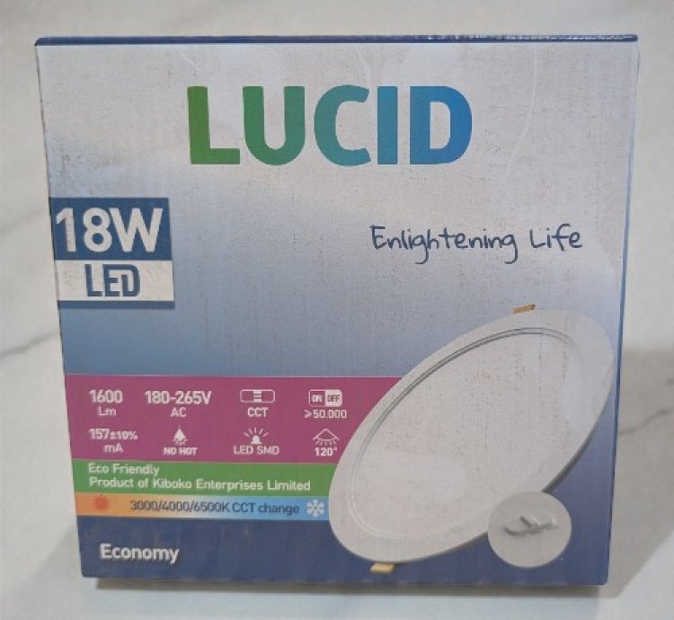 LUCID PANEL LIGHT 18W 3CCT ECONOMY