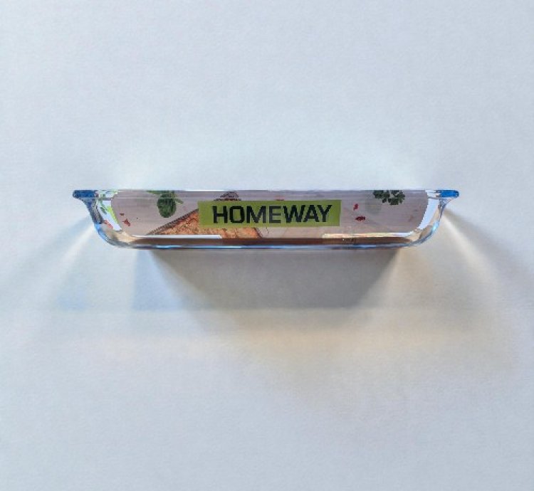 HOMEWAY RECTANGLE GLASS TRAY 2.2L-HW3641