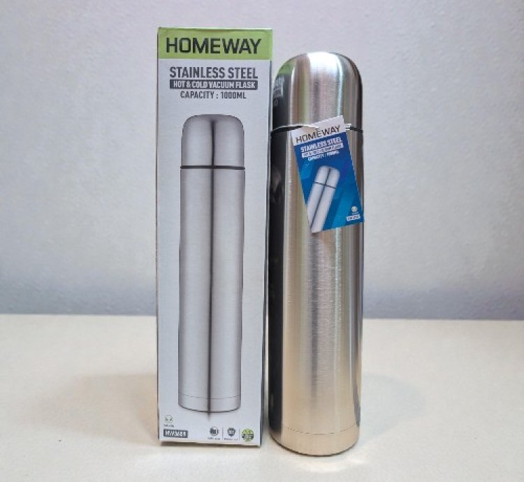 HOMEWAY STAINLESS STL VACUUM FLASK 1000ML-HM3659