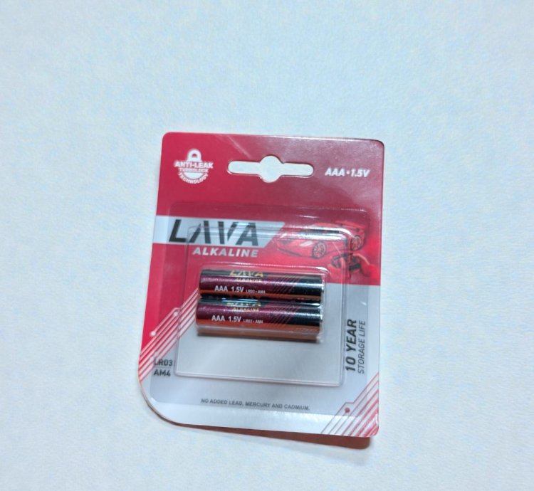 LAVA ALKALINE BATTERIES AAA2 10x10