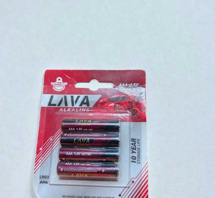 LAVA ALKALINE BATTERIES AAA4 10x10