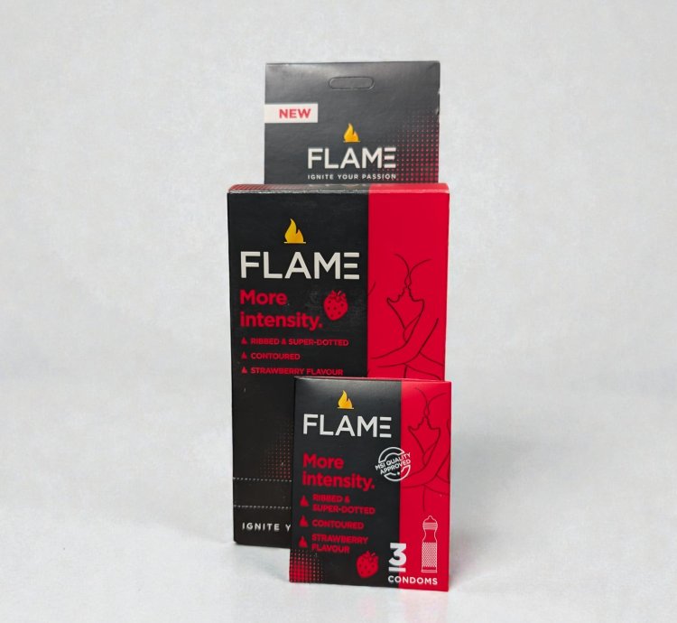 FLAME RED CONDOMS 1Dispx24's