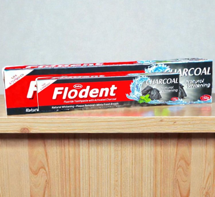 FLODENT TOOTHPASTE CHARCOL -100GM
