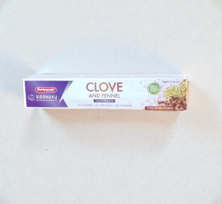 Siddhayu Clove and Fennel Toothpaste 96X70Gms