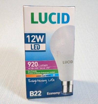 LUCID LED-A60-12WCDL B22