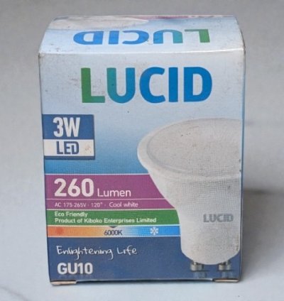 LUCID LED-GU10-P3WSPOT ON