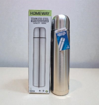 HOMEWAY STAINLESS STL VACUUM FLASK 1000ML-HM3659