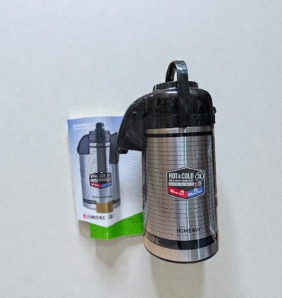 HOMEWAY SS DBLEWALL AIRPOT VACUUM FLASK 4L-HW1198