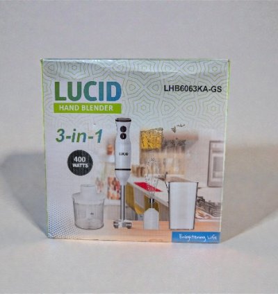 Lucid Hand Blender+Chopper 400W LHB 6063-GS