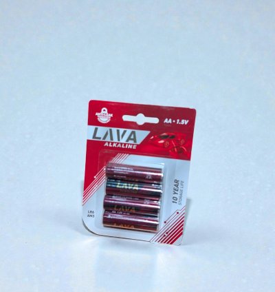 LAVA ALKALINE BATTERIES AA4 10x10
