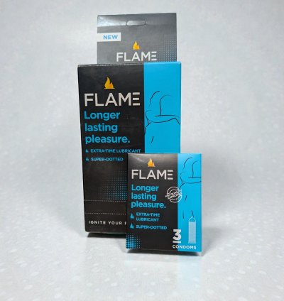 FLAME BLUE CONDOMS 1Dispx24's