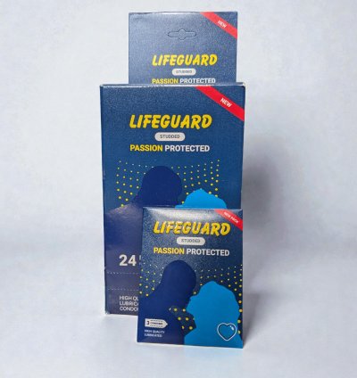 Lifeguard Studded CONDOMS  1x 40 Disprs