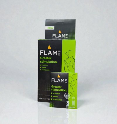 FLAME GREEN CONDOMS 1Dispx24's
