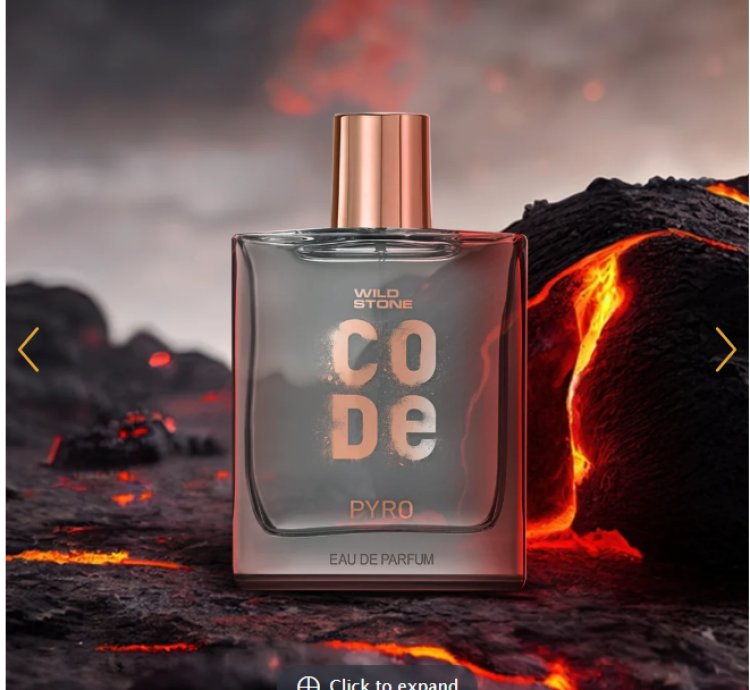 CODE Pyro Luxury Perfume for Men, 100 ml