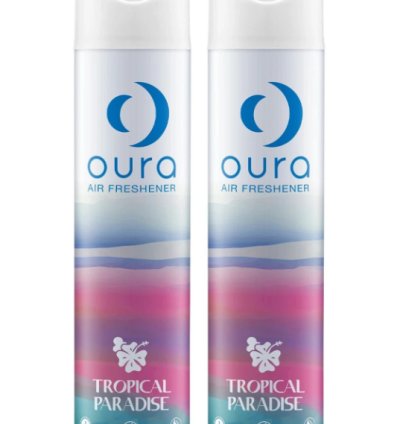 Oura Tropical Paradise Air Freshener Spray l Home Fragrance l Room Freshener Car Freshener Spray Tropical Paradise Air Freshener Spray (220 ml)