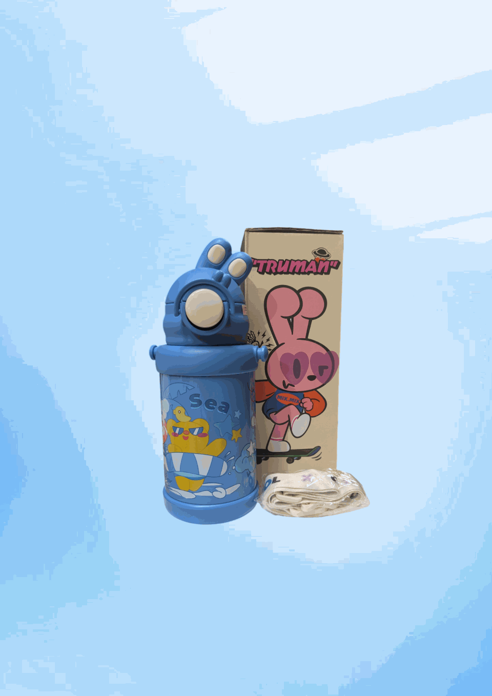 500ML STAINLESS STEEL WATER BOTTLE WITH PLASTIC CAP