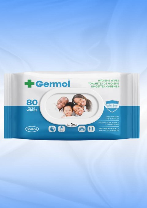 Germol Wet Wipes-Lid 80pcsx24