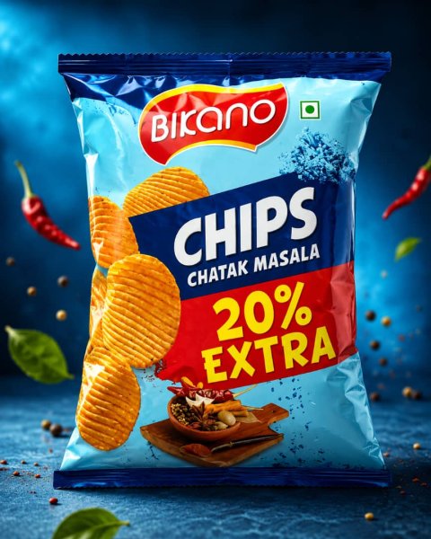 Chips Chatak Masala 35X60g New