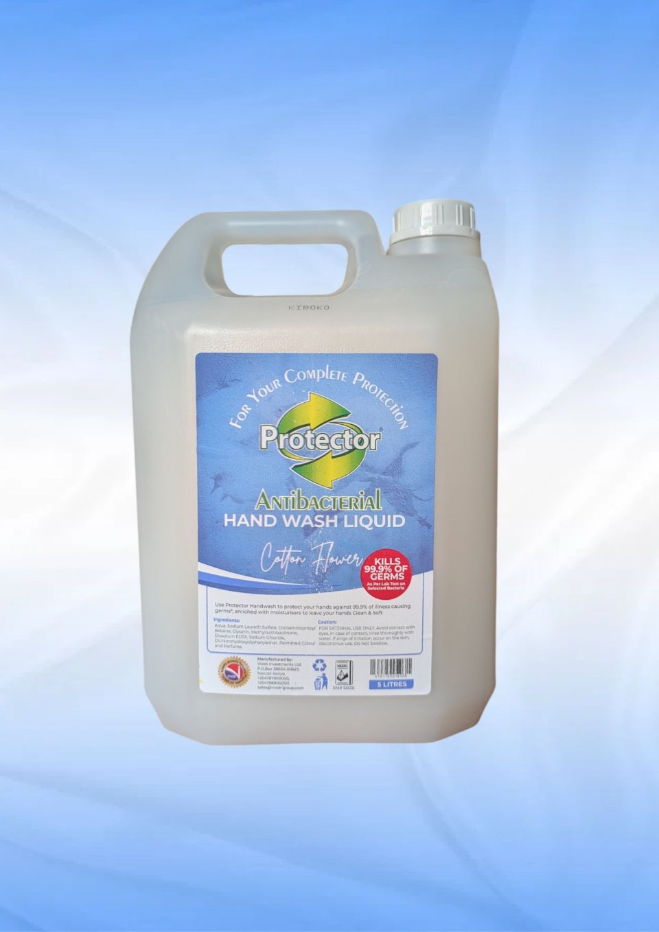 Protector Hand Wash Liquid Cotton 4x5Lt