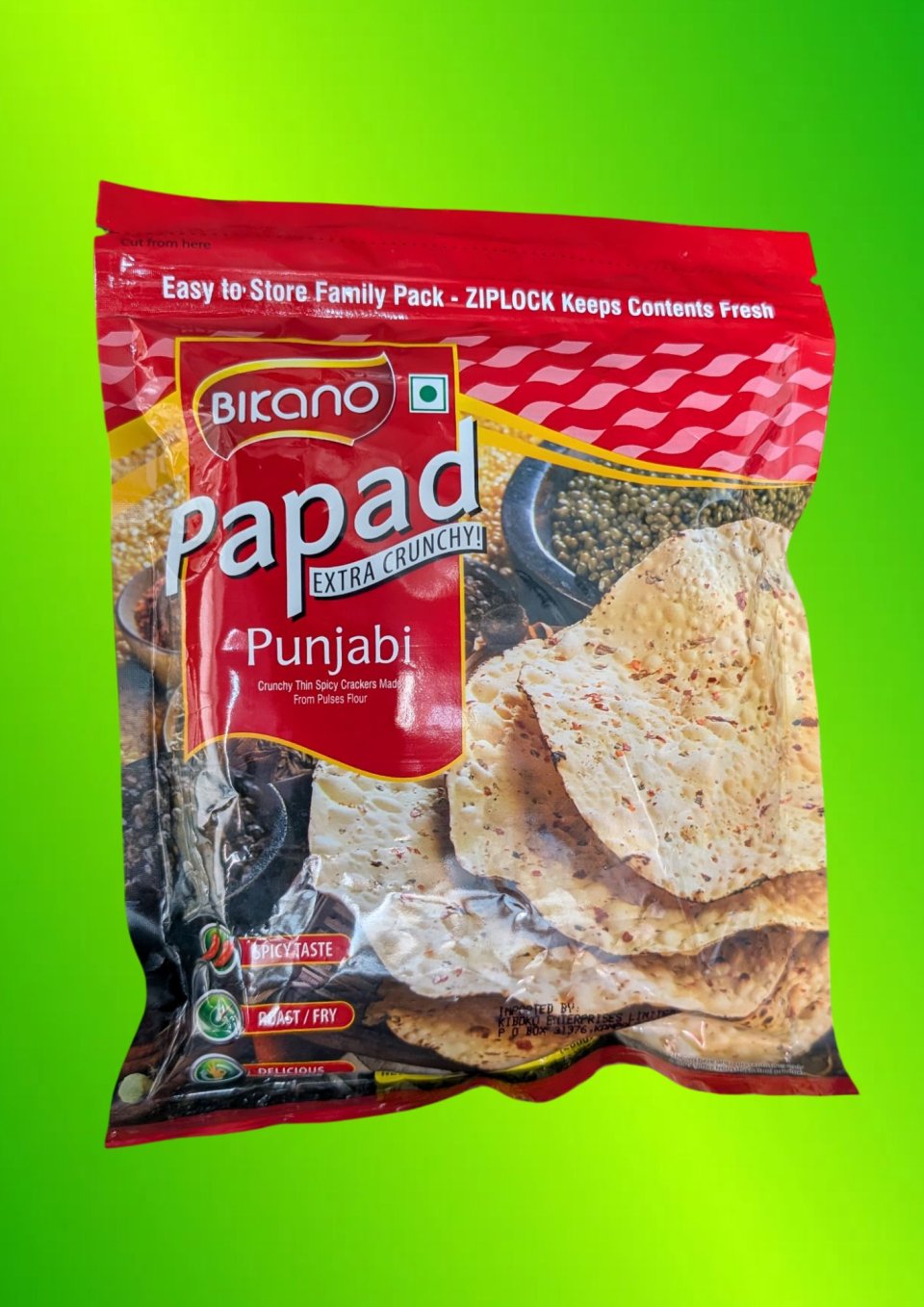 Papad Punjabi 40X200g