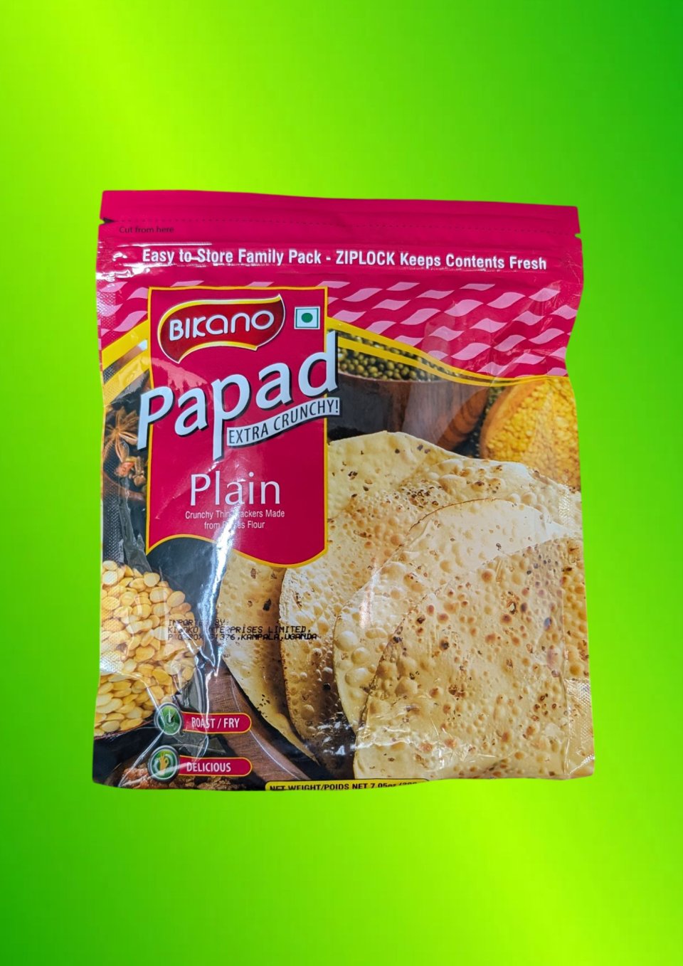 Papad Plain 40X200g